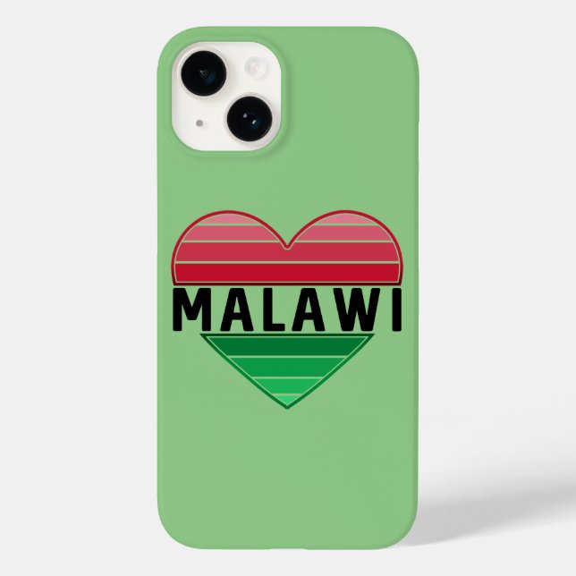 Ich Liebe Malawi, Malawian Herz Case-Mate iPhone Hülle (Rückseite)