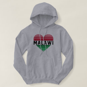 Ich Liebe Malawi, Malawian Herz Hoodie