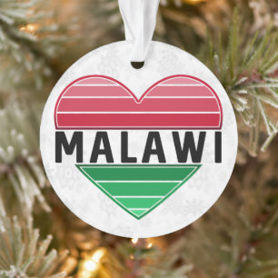 Ich Liebe Malawi, Malawian Herz Ornament