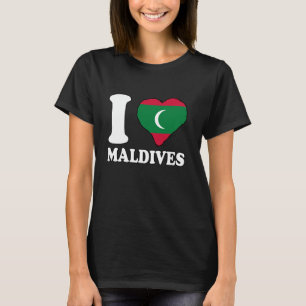 Ich liebe Malediven Maledivischer Stolz Maledivisc T-Shirt