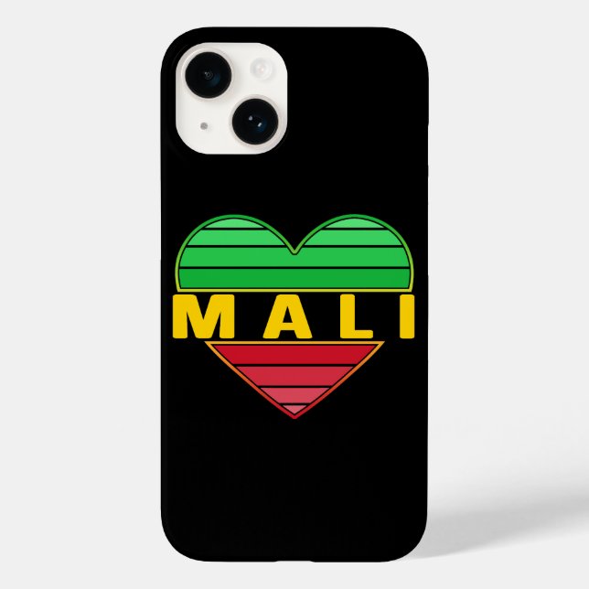 Ich Liebe Mali, Mali Case-Mate iPhone Hülle (Rückseite)