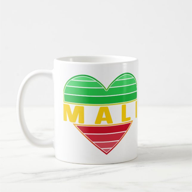 Ich Liebe Mali, Mali Kaffeetasse (Links)