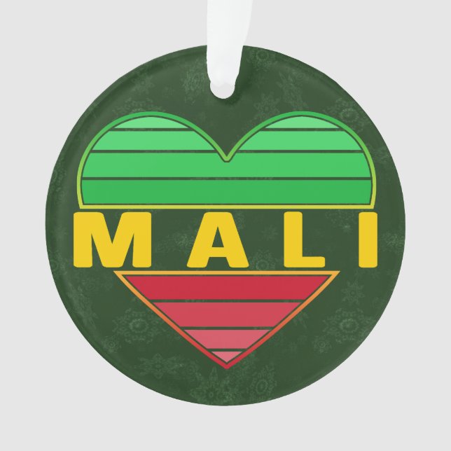 Ich Liebe Mali, Mali Ornament (Vorderseite)