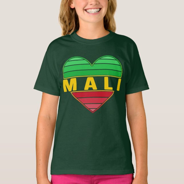 Ich Liebe Mali, Mali T-Shirt (Vorderseite)