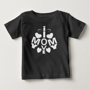Ich liebe Mama Baby T-shirt