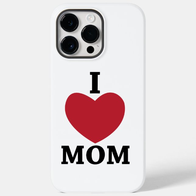 Ich liebe Mama     Case-Mate iPhone Hülle (Rückseite)