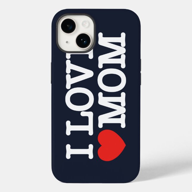 Ich Liebe Mama Case-Mate iPhone Hülle (Rückseite)