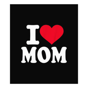 Ich liebe Mama Fotodruck