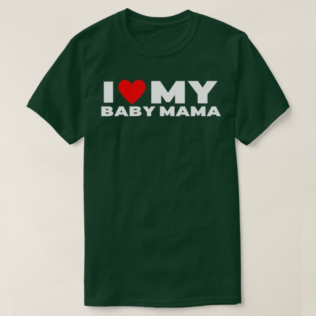 Ich Liebe Mama Funny Baby Momma T-Shirt (Design vorne)