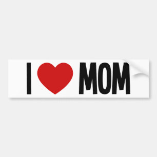 Ich liebe Mama ❤️ Ich liebe Aufkleber Autoaufkleber