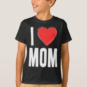 Ich liebe Mama Kids-Shirt – süße und einfache Lieb T-Shirt