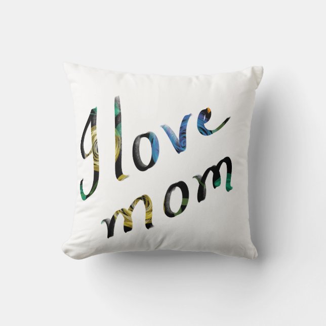 Ich Liebe Mama Kissen (Vorderseite)
