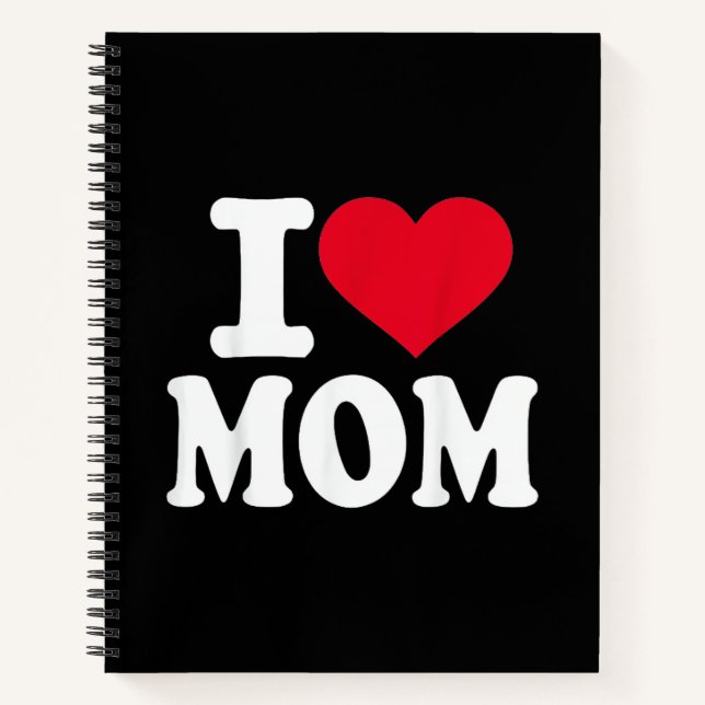 Ich liebe Mama Notizbuch (Vorderseite)