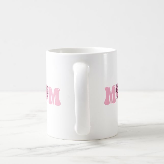 Ich liebe Mama Schmetterling Rosa Kaffeetasse (Henkel)