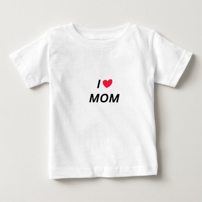Ich liebe Mama T-Shirt  (Vorderseite)
