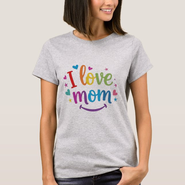 Ich Liebe Mama T-Shirt (Vorderseite)