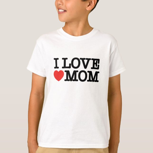 Ich Liebe Mama T-Shirt (Vorderseite)