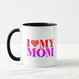 Ich liebe Mama Tasse – Süßes Geschenk für Mutter