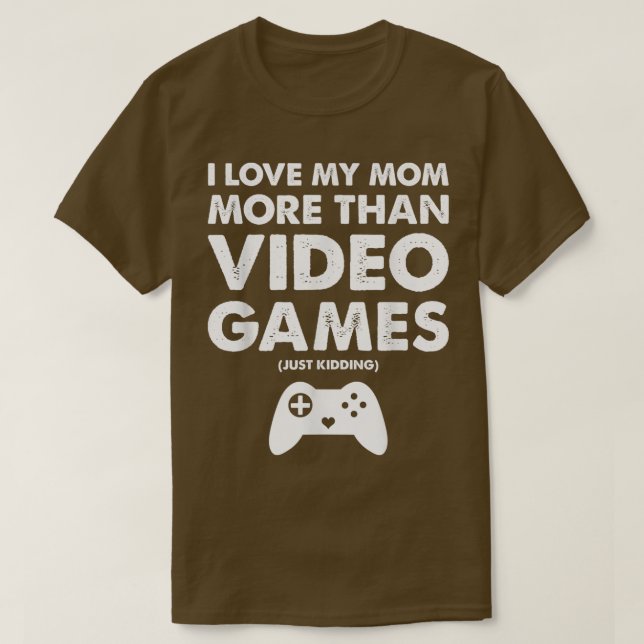 Ich Liebe Mama Videospiel, Jungs Kinder Tee  (Design vorne)