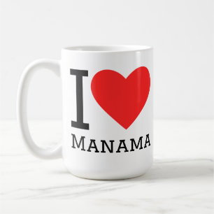Ich liebe Manama Kaffeetasse