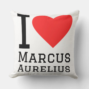 Ich liebe Marcus Aurelius Kissen
