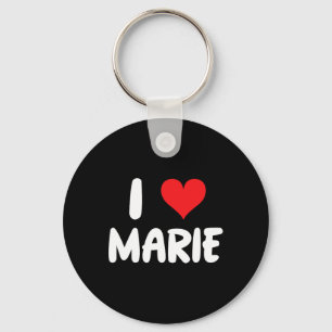 Ich liebe Marie - Herz - Name Schlüsselanhänger