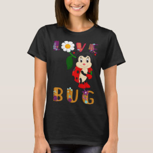 Ich liebe Marienkäfer Entomologie Mädchen Insekt T-Shirt