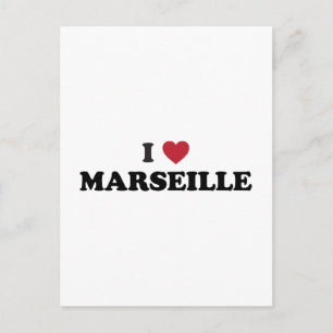 Ich liebe Marseille Frankreich Postkarte