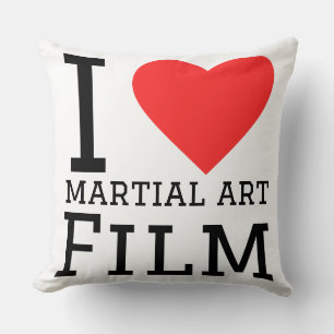 Ich liebe Martial-Arts-Filme Kissen