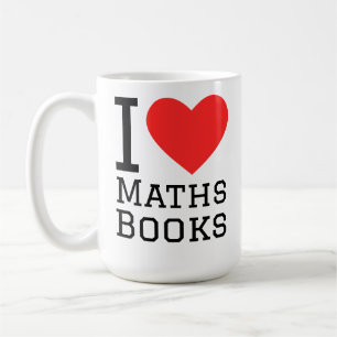 Ich liebe Mathe-Buch Kaffeetasse