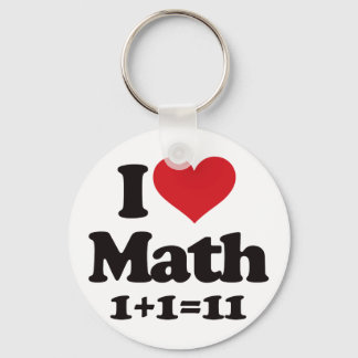 Ich Liebe Mathe! Schlüsselanhänger