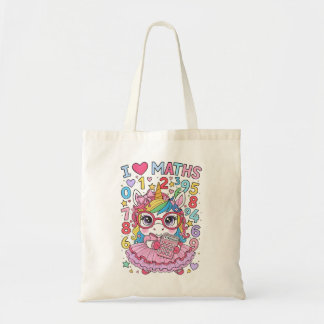 Ich liebe Mathe Süßer Taschenrechner-Design-Traget Tragetasche