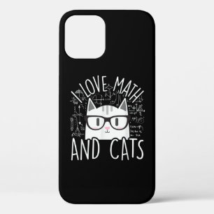 Ich Liebe Mathe und Katzen Niedliche Katze Case-Mate iPhone Hülle