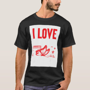 Ich liebe Mathe und Schmetterlinge T-Shirt