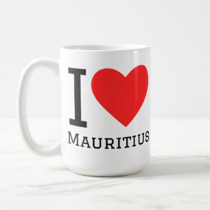 Ich liebe Mauritius Kaffeetasse