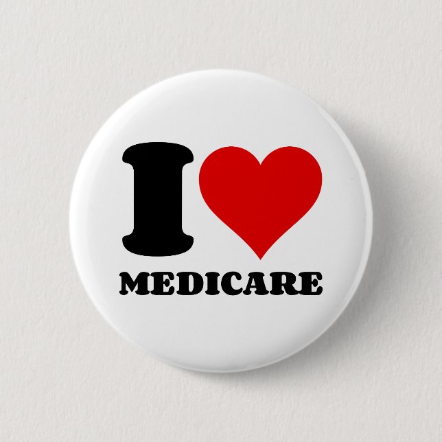 ICH LIEBE MEDICARE BUTTON (Vorderseite)