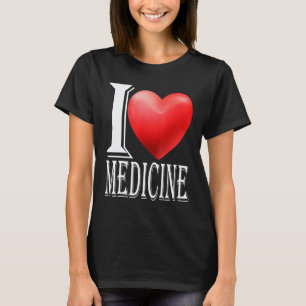 Ich liebe Medizin Krankenschwester Schlafe den ga T-Shirt