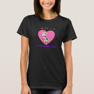 Ich liebe Mega-Kühe Positive Botschaft Kinder T-Shirt