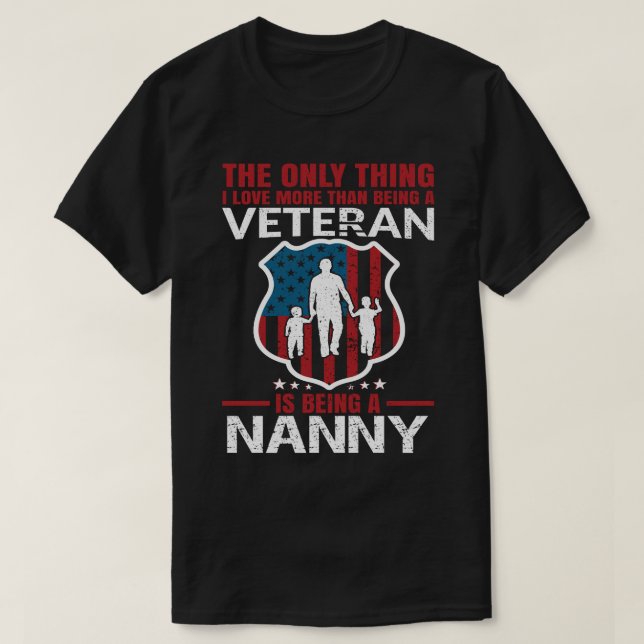 Ich Liebe mehr als Veteran zu sein ist ein Junge T-Shirt (Design vorne)