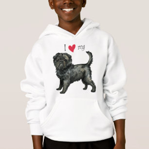 Ich Liebe mein Affenpinscher Hoodie