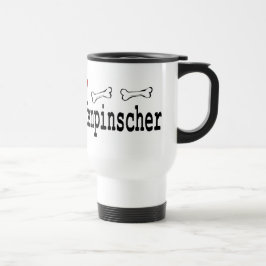 Ich Liebe mein Affenpinscher Reisebecher