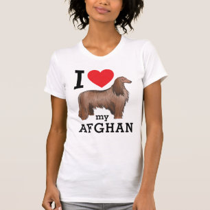 Ich Liebe mein Afghanisch T-Shirt
