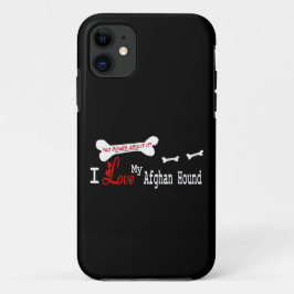 Ich Liebe mein afghanisches Hund Case-Mate iPhone Hülle
