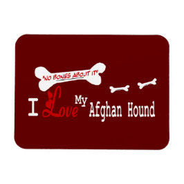 Ich Liebe mein afghanisches Hund Magnet