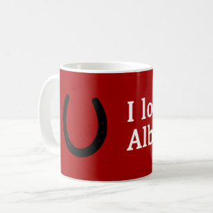 Ich Liebe mein Albanisches Pferd Kaffeetasse