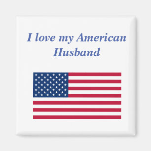 Ich Liebe mein amerikanisches Ehemann Magnet
