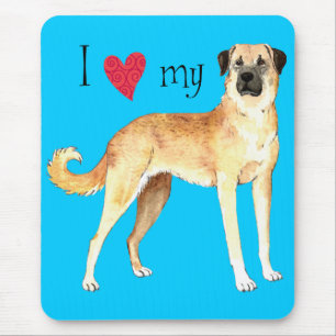 Ich Liebe mein Anatolischer Schäferhund Mousepad