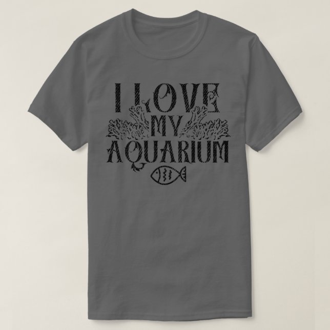 Ich Liebe mein Aquarium 2 T-Shirt (Design vorne)
