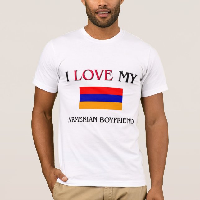 Ich Liebe mein armenischer Freund T-Shirt (Vorderseite)