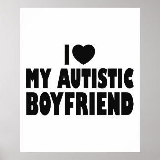 Ich Liebe mein Autistischer Freund - Akzeptanz von Poster